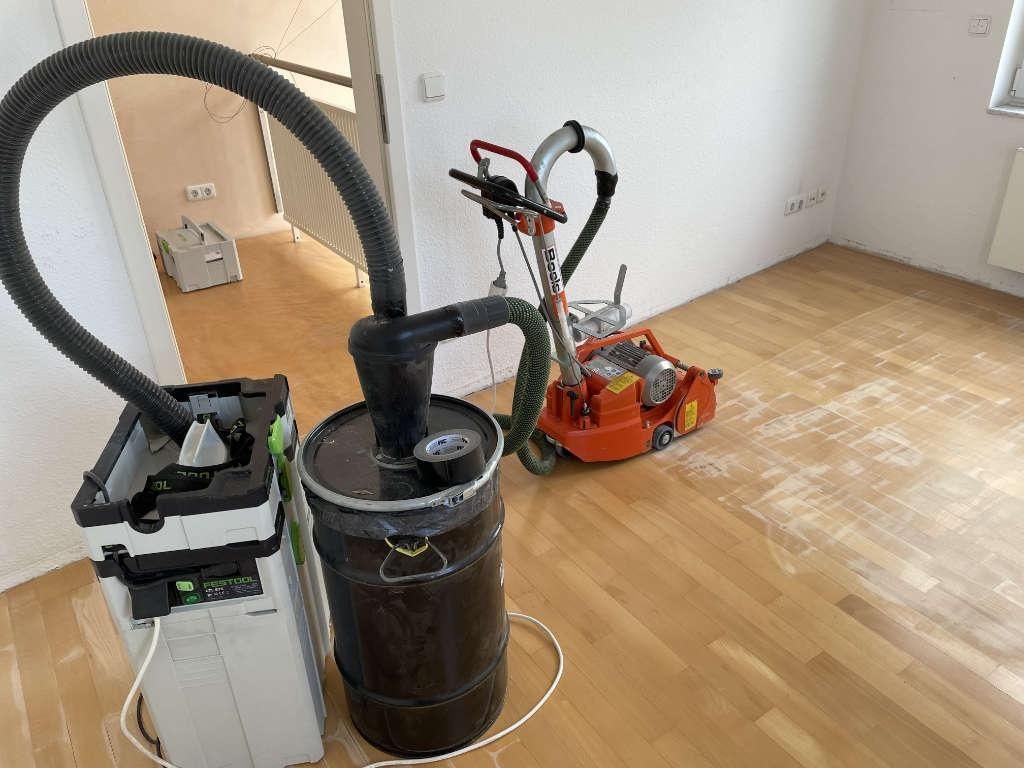 Parkett Buche staubfrei schleifen Niedersachsen