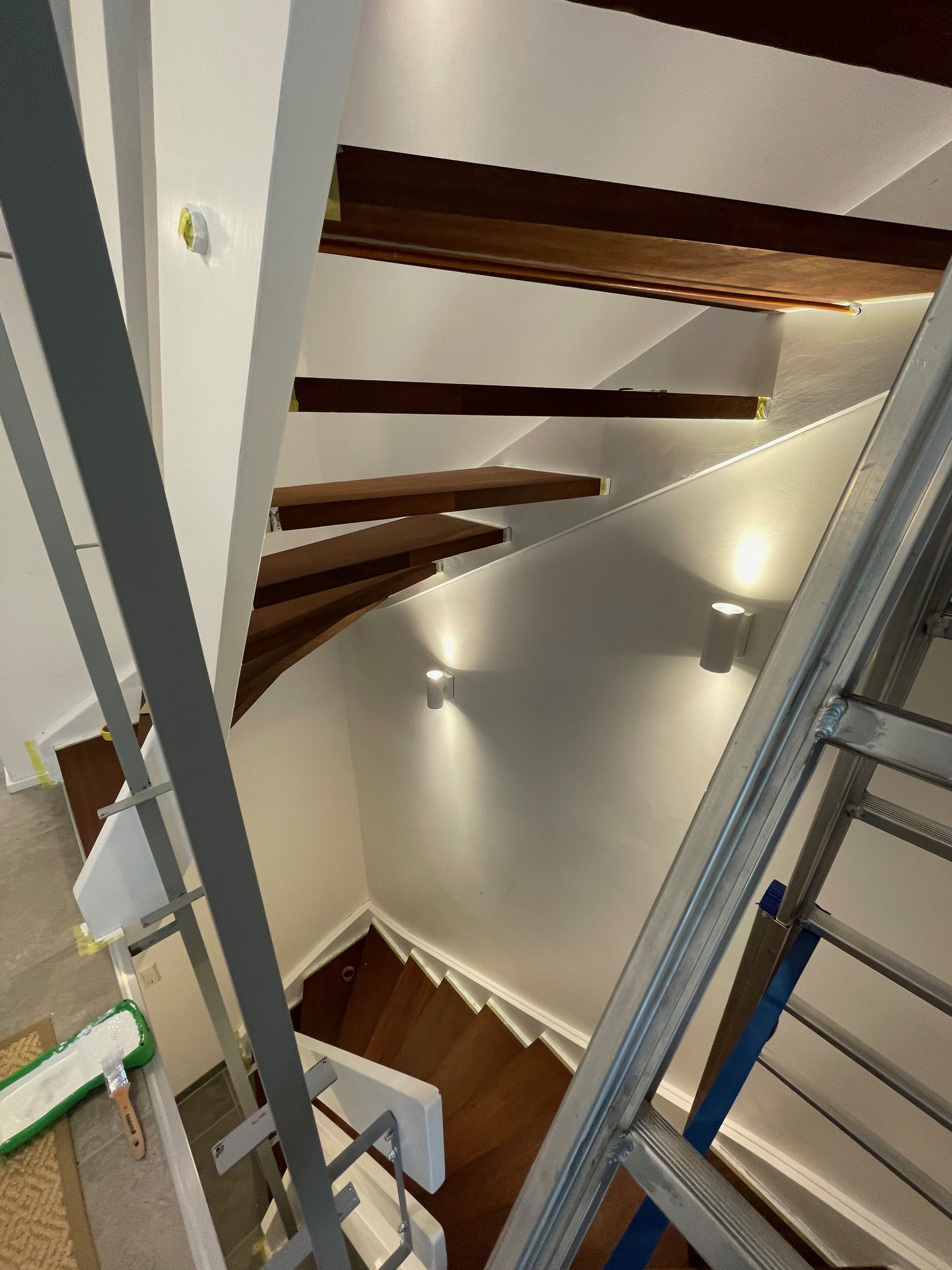 Treppensanierung zweifarbig geölt Kosten