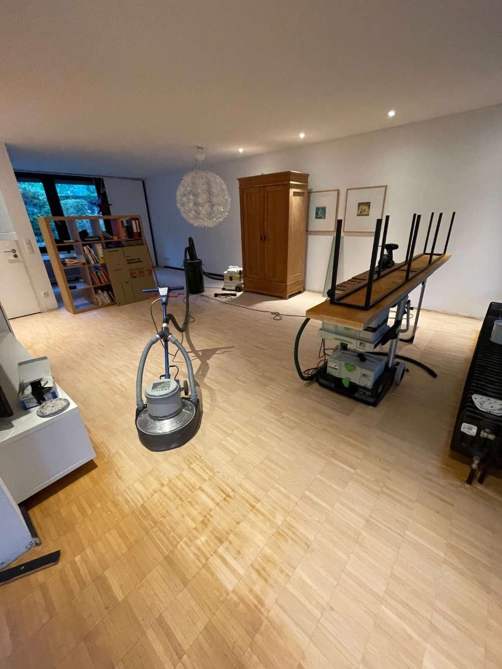 Parkett Buche staubfrei schleifen Ostwestfalen Lippe