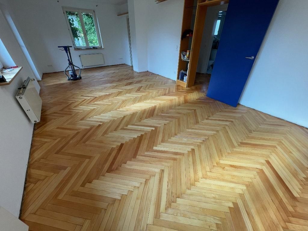 Massivholzparkett 2K Öl Sanierung Kirchheim Teck